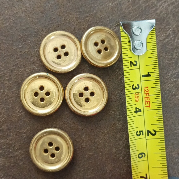 They really are a brassier color button - Picture 3 of 3